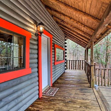 Broken Bow Log Cabin With Fire Pit, Pond, And Deck! Exterior photo